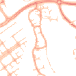 Daytime road noise heatmap for MK15 0BL