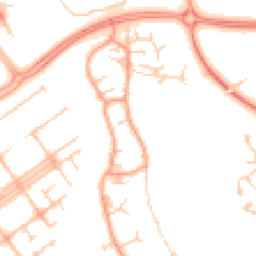 Daytime road noise heatmap for MK15 0BP