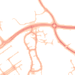 Daytime road noise heatmap for MK15 0BU