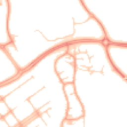 Daytime road noise heatmap for MK15 0BW
