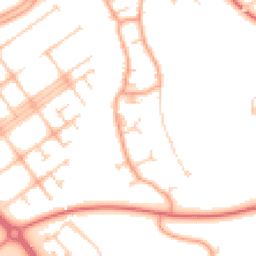 Daytime road noise heatmap for MK15 0BY