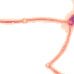 Night-time road noise heatmap for MK15 0DQ