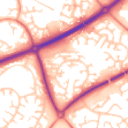 Daytime road noise heatmap for MK15 8AB