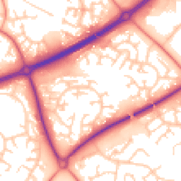 Daytime road noise heatmap for MK15 8AD