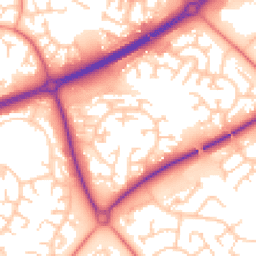 Daytime road noise heatmap for MK15 8AF