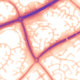 Daytime road noise heatmap for MK15 8AL
