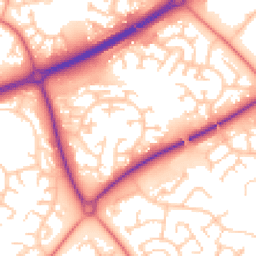 Daytime road noise heatmap for MK15 8AT