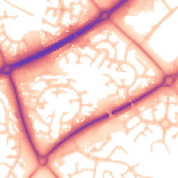 Daytime road noise heatmap for MK15 8AZ