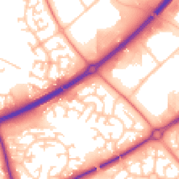 Daytime road noise heatmap for MK15 8PS