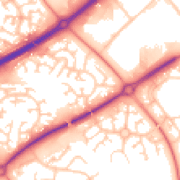 Daytime road noise heatmap for MK15 8QB