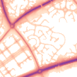Daytime road noise heatmap for MK15 9AF