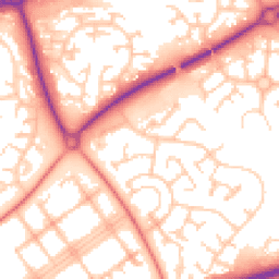 Daytime road noise heatmap for MK15 9AU