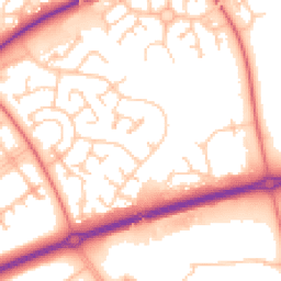 Daytime road noise heatmap for MK15 9AY