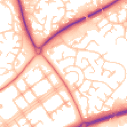 Daytime road noise heatmap for MK15 9BE