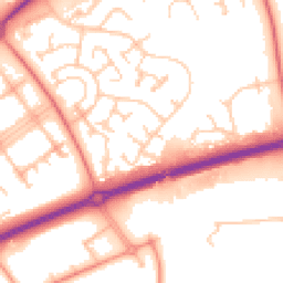 Daytime road noise heatmap for MK15 9BP