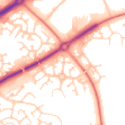 Daytime road noise heatmap for MK15 9DE