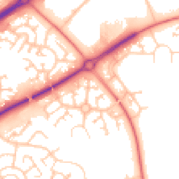 Daytime road noise heatmap for MK15 9DF