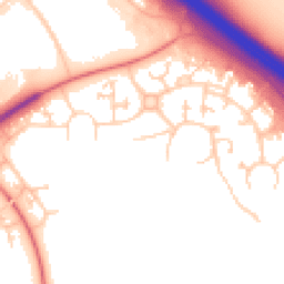 Daytime road noise heatmap for MK15 9DL