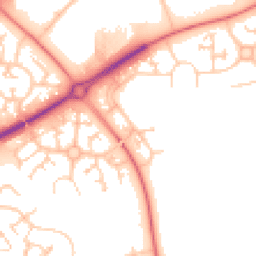Daytime road noise heatmap for MK15 9EX