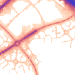 Daytime road noise heatmap for MK15 9HD