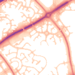 Daytime road noise heatmap for MK15 9HG