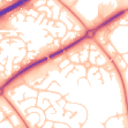 Daytime road noise heatmap for MK15 9HH