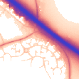 Daytime road noise heatmap for MK15 9HS
