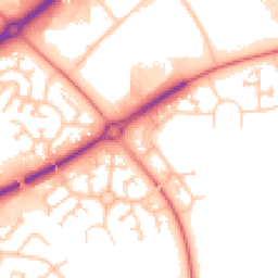 Daytime road noise heatmap for MK15 9JL