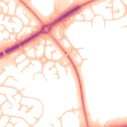 Daytime road noise heatmap for MK15 9JQ