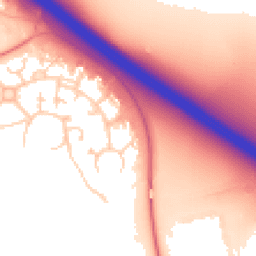Daytime road noise heatmap for MK15 9LB