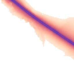 Night-time road noise heatmap for MK15 9LB