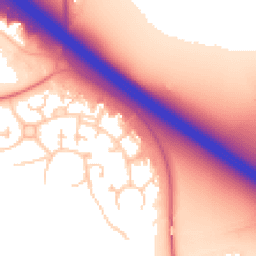 Daytime road noise heatmap for MK15 9LD