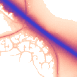 Daytime road noise heatmap for MK15 9LR