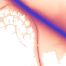 Daytime road noise heatmap for MK15 9LZ