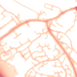 Daytime road noise heatmap for MK16 0AN