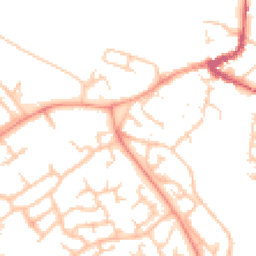 Daytime road noise heatmap for MK16 0AQ