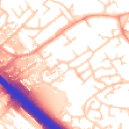 Daytime road noise heatmap for MK16 0AX