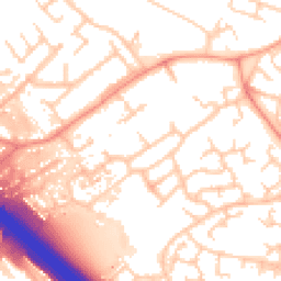 Daytime road noise heatmap for MK16 0AZ