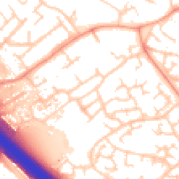 Daytime road noise heatmap for MK16 0BB