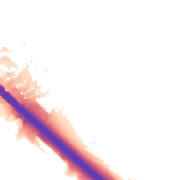 Night-time road noise heatmap for MK16 0BG