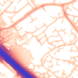 Daytime road noise heatmap for MK16 0BH