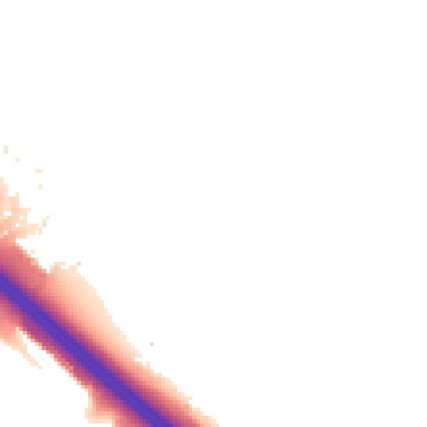 Night-time road noise heatmap for MK16 0BH