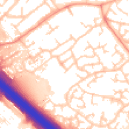 Daytime road noise heatmap for MK16 0BN