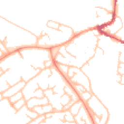 Daytime road noise heatmap for MK16 0BU