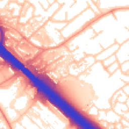 Daytime road noise heatmap for MK16 0DL
