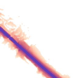 Night-time road noise heatmap for MK16 0DQ