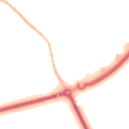 Night-time road noise heatmap for MK16 0DW