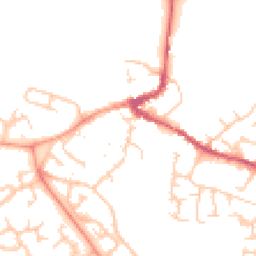 Daytime road noise heatmap for MK16 0EP