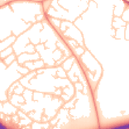 Daytime road noise heatmap for MK16 0ER