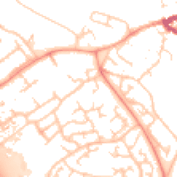 Daytime road noise heatmap for MK16 0JY
